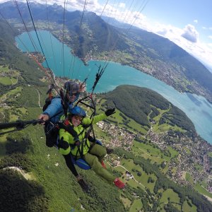 Biplace parapente annecy prestige